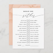 Zou ze liever Elegant Script Enclosure Kaart hebbe (Voorkant / Achterkant)