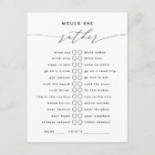 Zou ze liever Elegant Script Enclosure Kaart hebbe (Voorkant)