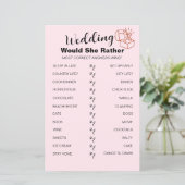 Zou ze liever? Game Fun Vrijgezellenfeest spel (Staand voorkant)