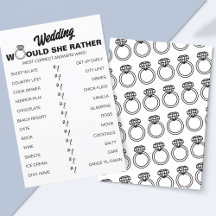 Zou ze liever? Game Fun Vrijgezellenfeest spel