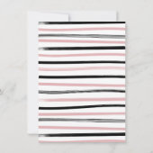 Zou ze liever hand getrokken boog Vrijgezellenfees Kaart (Achterkant)