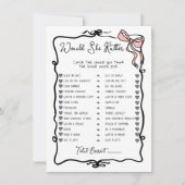 Zou ze liever hand getrokken boog Vrijgezellenfees Kaart (Voorkant)