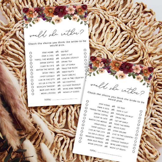 Zou ze liever Herfst bloemig Vrijgezellenfeest spe