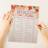 Zou ze liever Herfst Vrijgezellenfeest Game Pack Notitieblok