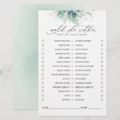 Zou ze liever het groene vrijdagspel willen winnen (Voorkant / Achterkant)