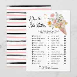 Zou ze liever het Vrijgezellenfeest spel opscheppe Kaart