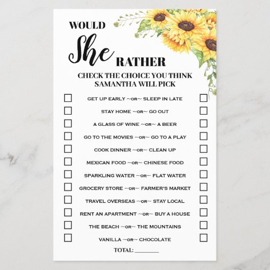 Zou ze liever in het engels de spaanse spelkaart d flyer (Voorkant)