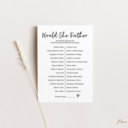 Zou ze liever Kaart spelen?