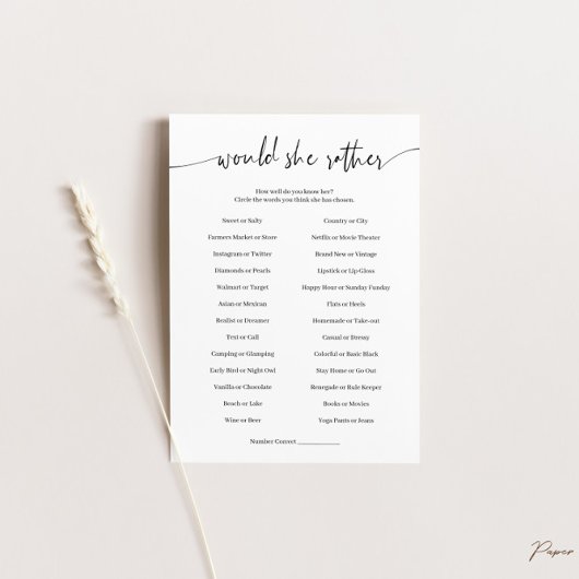 Zou ze liever Kaart spelen?