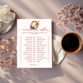 Zou ze liever koffie Vrijgezellenfeest spel Kaart