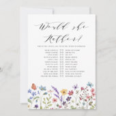 Zou ze liever liefde in Bloom Game? Kaart (Voorkant)