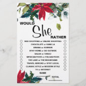 Zou ze liever met kerstbloesem willen praten? (Voorkant)