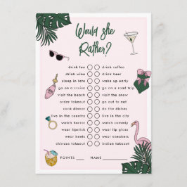 Zou ze liever met Retro Bachelorette resort? Informatiekaartje