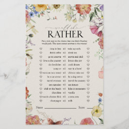 Zou ze liever op bloemenspel drukken? Vrijgezellen