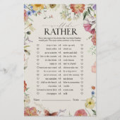 Zou ze liever op bloemenspel drukken? Vrijgezellen (Voorkant)