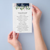 Zou ze liever Pampas Grass BridalShower game hebbe Flyer (Hand)