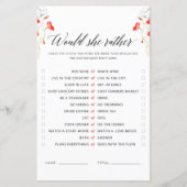 Zou ze liever rode Waterverf Vrijgezellenfeest spe (Voorkant)