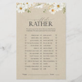 Zou ze liever rustieke Daisy Vrijgezellenfeest spe (Voorkant)