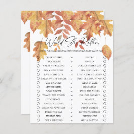 Zou ze liever spel - Vallende bladeren