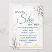 Zou ze liever Vrijgezellenfeest aanzetten om te sp Kaart (Voorkant)