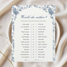 Zou ze liever Vrijgezellenfeest spel Chinoiserie