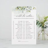 Zou ze liever vrijgezellenfeest spelen? (Staand voorkant)