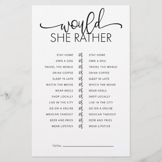 Zou ze liever Vrijgezellenfeest spelen? (Voorkant)