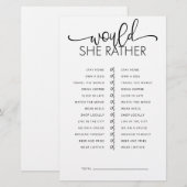 Zou ze liever Vrijgezellenfeest spelen? (Voorkant / Achterkant)