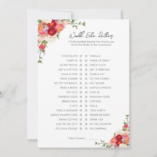 Zou ze liever Vrijgezellenfeest spelen? Aankondiging (Voorkant)