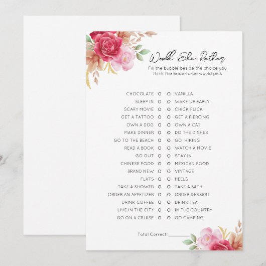 Zou ze liever Vrijgezellenfeest spelen? Feestdagenkaart (Voorkant / Achterkant)