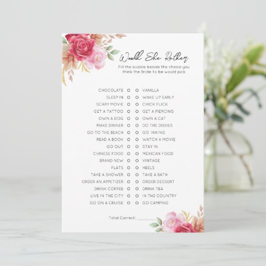 Zou ze liever Vrijgezellenfeest spelen? Feestdagenkaart (Staand voorkant)