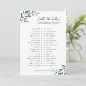 Zou ze liever Vrijgezellenfeest spelen? Feestdagenkaart (Staand voorkant)