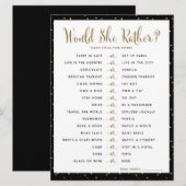 Zou ze liever Vrijgezellenfeest spelen? Kaart (Voorkant / Achterkant)