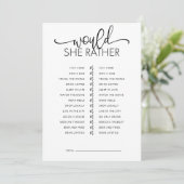 Zou ze liever Vrijgezellenfeest spelen? Kaart (Staand voorkant)