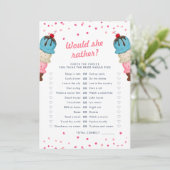 Zou ze liever Vrijgezellenfeest spelen? Kaart (Staand voorkant)