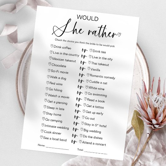 Zou ze liever Vrijgezellenfeest spelen? Kaart