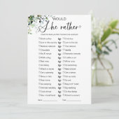 Zou ze liever Vrijgezellenfeest spelen? Kaart (Staand voorkant)