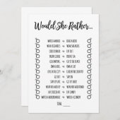 Zou ze liever Vrijgezellenfeest spelen? Programmakaart (Voorkant / Achterkant)