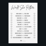 Zou ze liever Vrijgezellenfeest spelen? Programmakaart<br><div class="desc">Dit spel is de perfecte manier om gasten te houden op een vrijgezellenfeest of een andere bruiloft.</div>