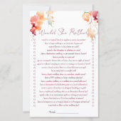 Zou ze liever wijnmakerij vrijgezellenfeest spel (Voorkant)