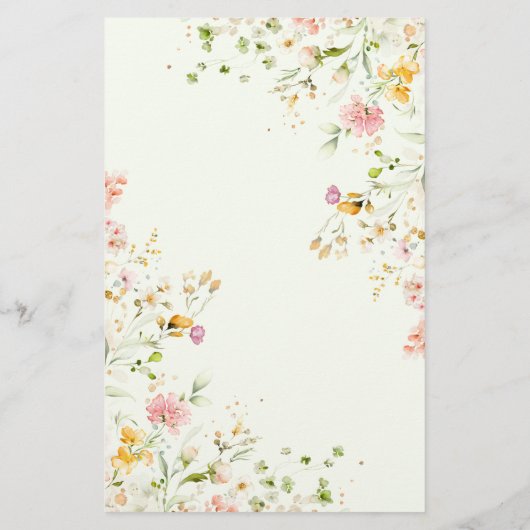 Zou ze liever wilde wilde bloemen in het wild spel (Achterkant)