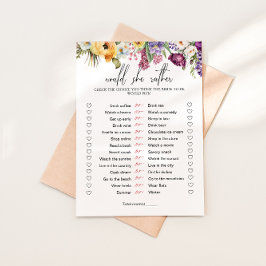 Zou Zij Liever Bloemige Bruidsbruiloft Spel  Kaart