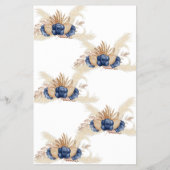 Zou zij liever BlueFlower Bruiloft GameCard Flyer (Achterkant)