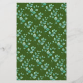 Zou Zij Liever Eucalyptus BruidsShower Spelkaart Flyer (Achterkant)