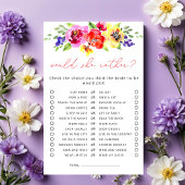 Zou zij liever... Huwelijksfeest spel met heldere