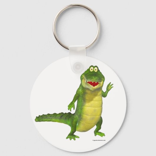 Zouden de Krokodille Keyring Sleutelhanger (Voorkant)