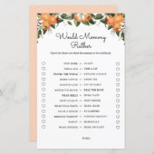 Zouden Kaarten van Baby showers met een manie  (Voorkant / Achterkant)