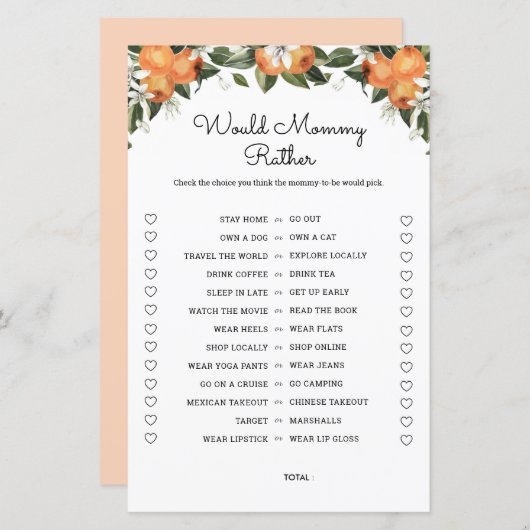 Zouden Kaarten van Baby showers met een manie (Voorkant / Achterkant)