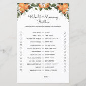 Zouden Kaarten van Baby showers met een manie  (Voorkant)