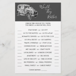 Zouden ze liever een Kaart van een autoschoenspann